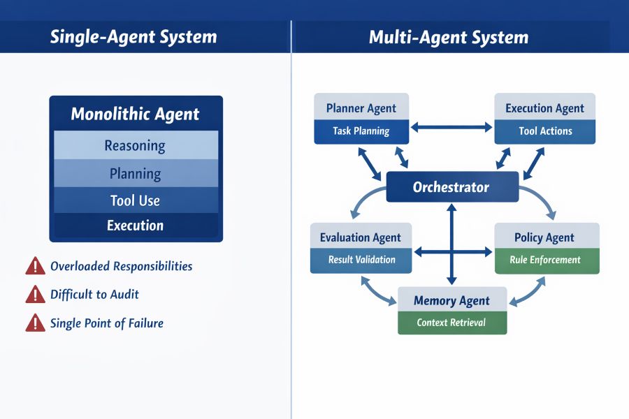 5.5 Single-Agent vs Multi-Agent System Comparison Single Agent vs Multi-Agent System Comparison
